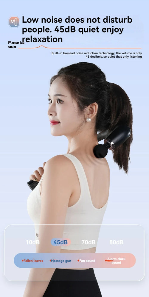 Smart Fascia Gun Electric Massage Gun – Deep Tissue Muscle Massager for Back, Neck & Shoulder Relief