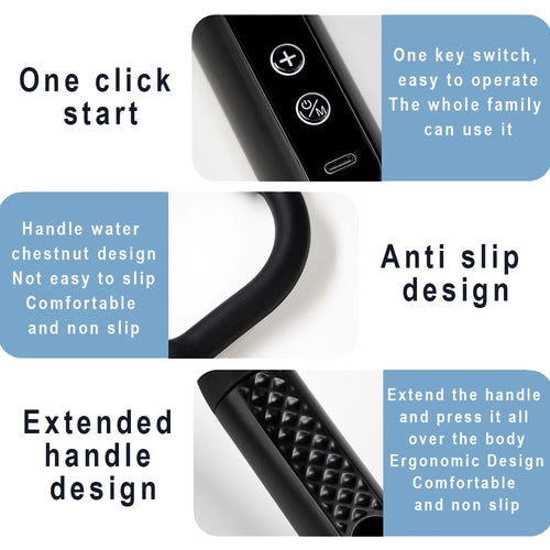 Smart Fascia Gun Electric Massage Gun – Deep Tissue Muscle Massager for Back, Neck & Shoulder Relief