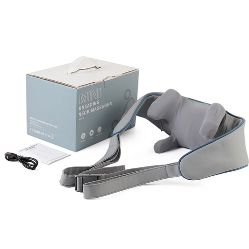 Foreverlily 26W Neck & Shoulder Massager Shawl – Wireless Deep Kneading Cervical & Back Massage Device
