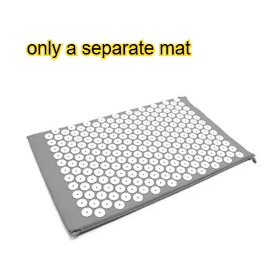 Acupressure Mat & Pillow Set for Back, Neck & Foot Pain Relief – Yoga Massage Cushion with Needle Therapy