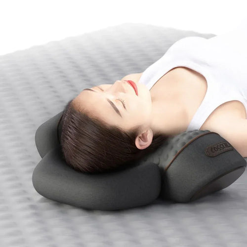 NEW Electric Neck Massager Cervical Traction Pillow with Heat & Vibration – Neck and Shoulder Pain Relief Device