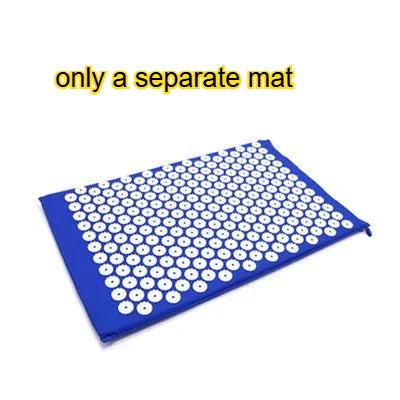 Acupressure Mat & Pillow Set for Back, Neck & Foot Pain Relief – Yoga Massage Cushion with Needle Therapy