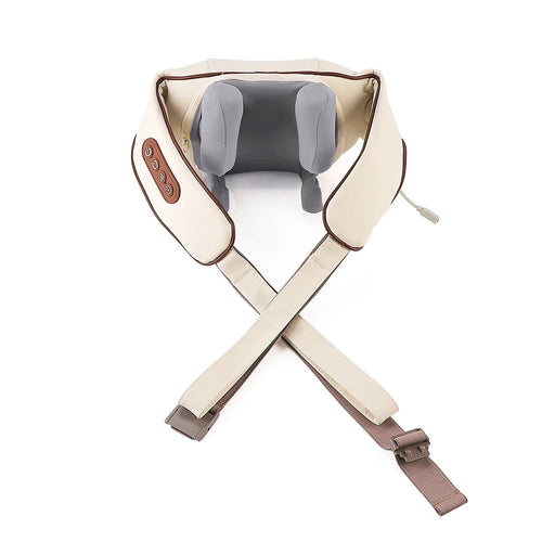 Foreverlily 26W Neck & Shoulder Massager Shawl – Wireless Deep Kneading Cervical & Back Massage Device