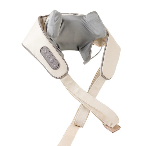 Foreverlily 26W Neck & Shoulder Massager Shawl – Wireless Deep Kneading Cervical & Back Massage Device